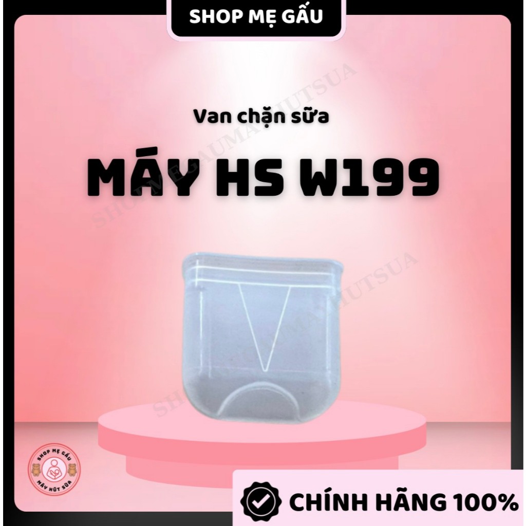Van u máy hút sữa w199