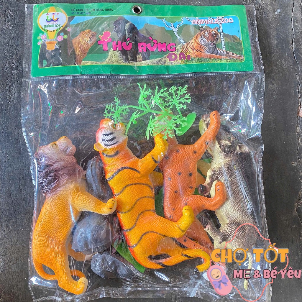 Túi Đồ Chơi Mô Hình THÚ RỪNG Hàng Việt Nam_ THÀNH LỘC ĐẠI