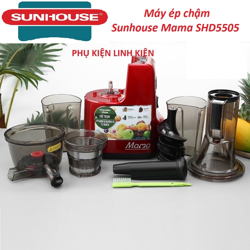 Linh Kiện máy ép chậm Sunhouse mama SHD 5505 Lưới Lọc Khay nạp Trục ép