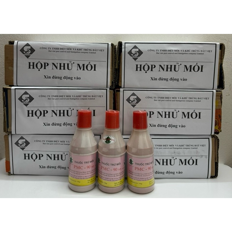 Bộ sản phẩm diệt mối tận gốc (3 lọ thuốc diệt mối PMC 90 và 6 hộp nhử mối)
