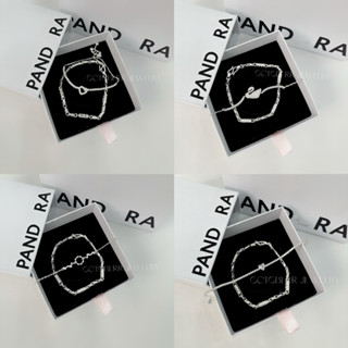  Các mẫu lắc đôi nam nữ OCTOBER JEWELRY chất liệu bạc không han gỉ VĐ1403 