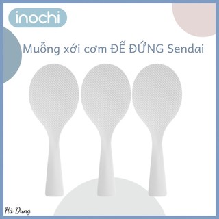 Muỗng xới cơm chống dính Sendai, Thìa Xới Cơm Đế Đứng  inochi Cao Cấp Tiêu Chuẩn Nhật