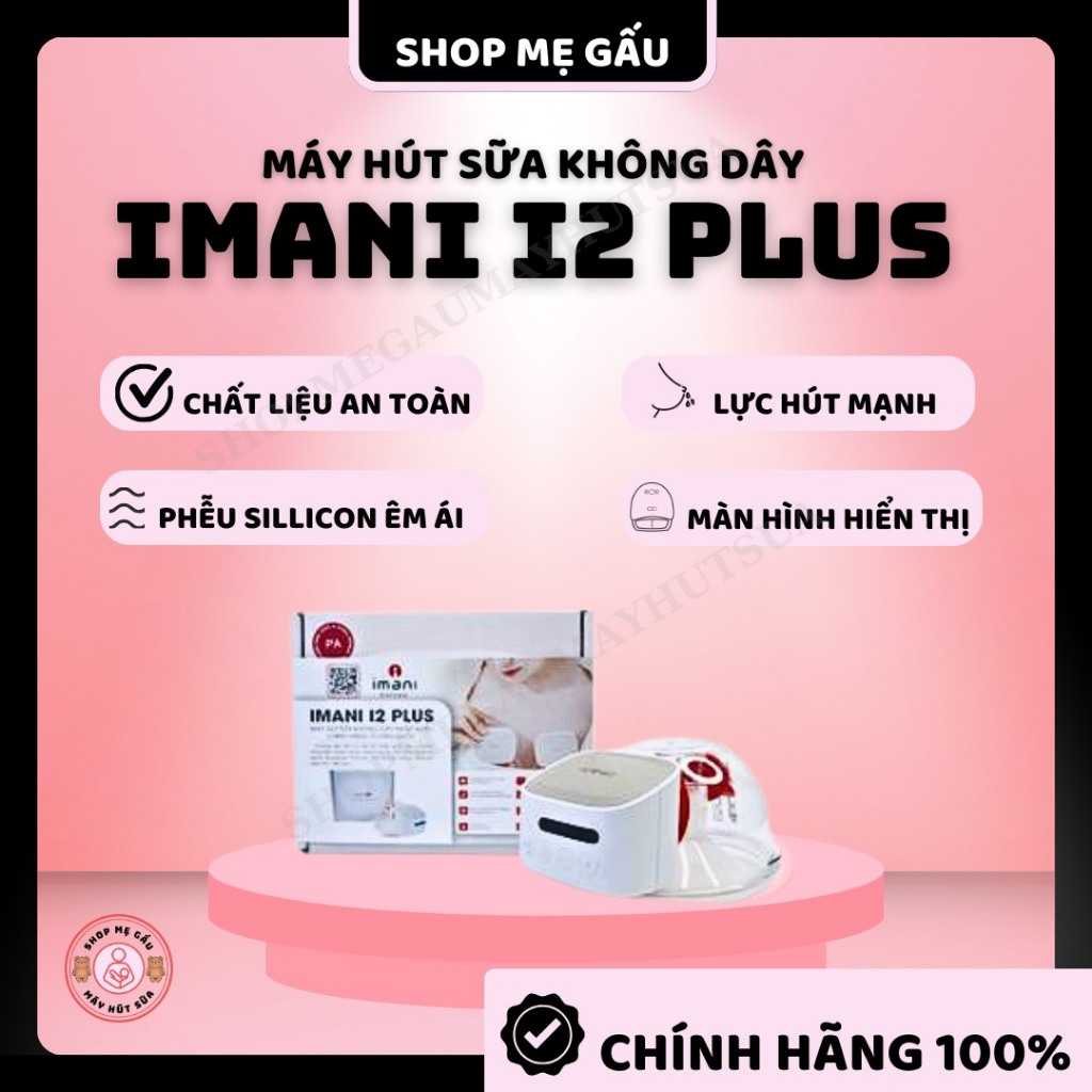 ( Hàng Chính Hãng New ) Máy hút sữa imani i2 Plus | BigBuy360 - bigbuy360.vn