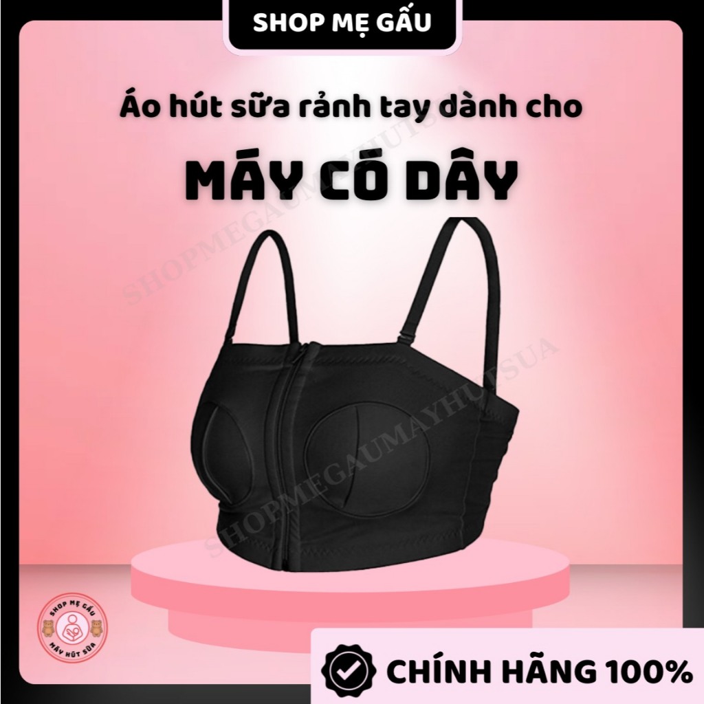 Áo hút sữa rảnh tay qoai cho máy CÓ DÂY