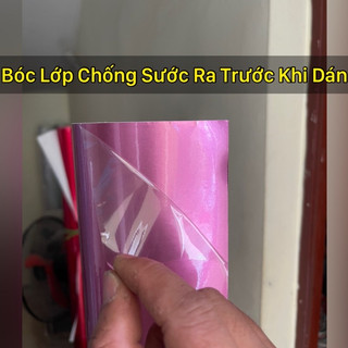 Decal kendy Màu Hồng Phấn 3 Lớp Cao Cấp
