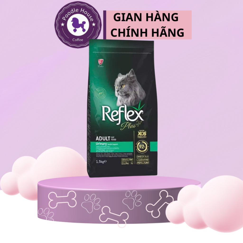 Hạt Mèo Reflex Plus Adult Cat Food Urinary Chicken 1.5kg