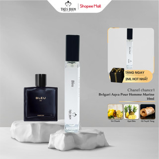 Tinh dầu nước hoa Bleu De CN 10ml chính hãng Très Bien hương Nam tính, Ấm áp, Gợi cảm