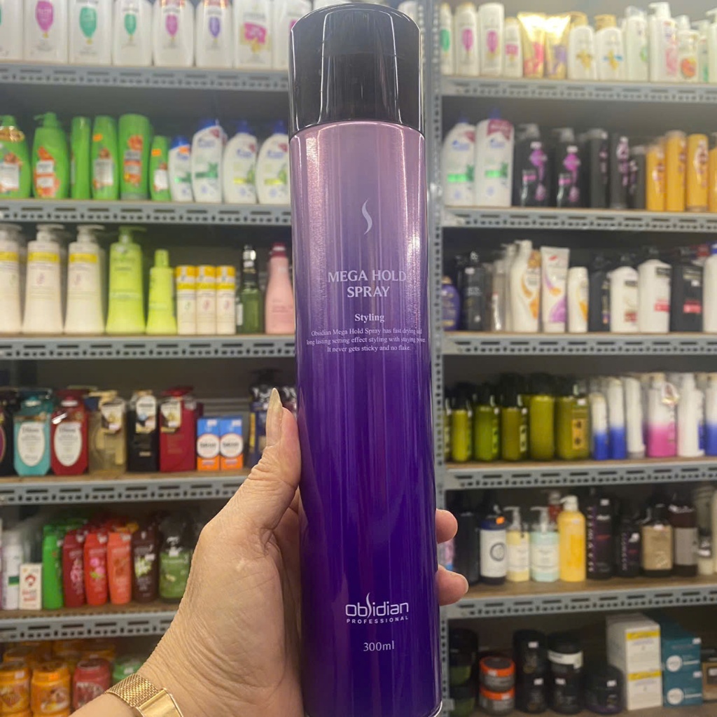 GÔM XỊT TÓC OBSIDIAN GIỮ NẾP CỨNG 300 ML