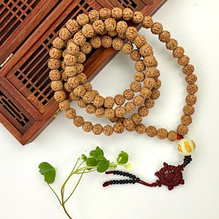  Vòng chuỗi 108 hạt Bồ đề kim cang tự nhiên 10mm và om mani padme hum Tây Tạng 