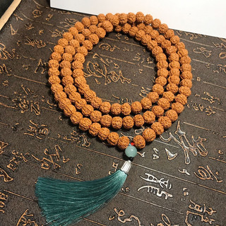  Vòng chuỗi niệm Phật 108 hạt Bồ đề kim cang tư nhiên 11mm có tua rua 