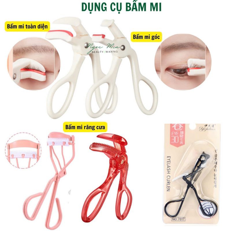 Bấm mi nhưạ kẹp mi răng cưa siêu cong& tiện lợi