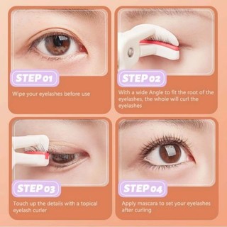 Bấm mi nhưạ kẹp mi răng cưa siêu cong& tiện lợi