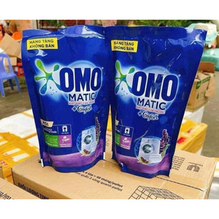 Nước Giặt OMO cửa trước khử mùi thư thái hương hoa oải hương túi 400ml nhỏ gọn tiện lợi