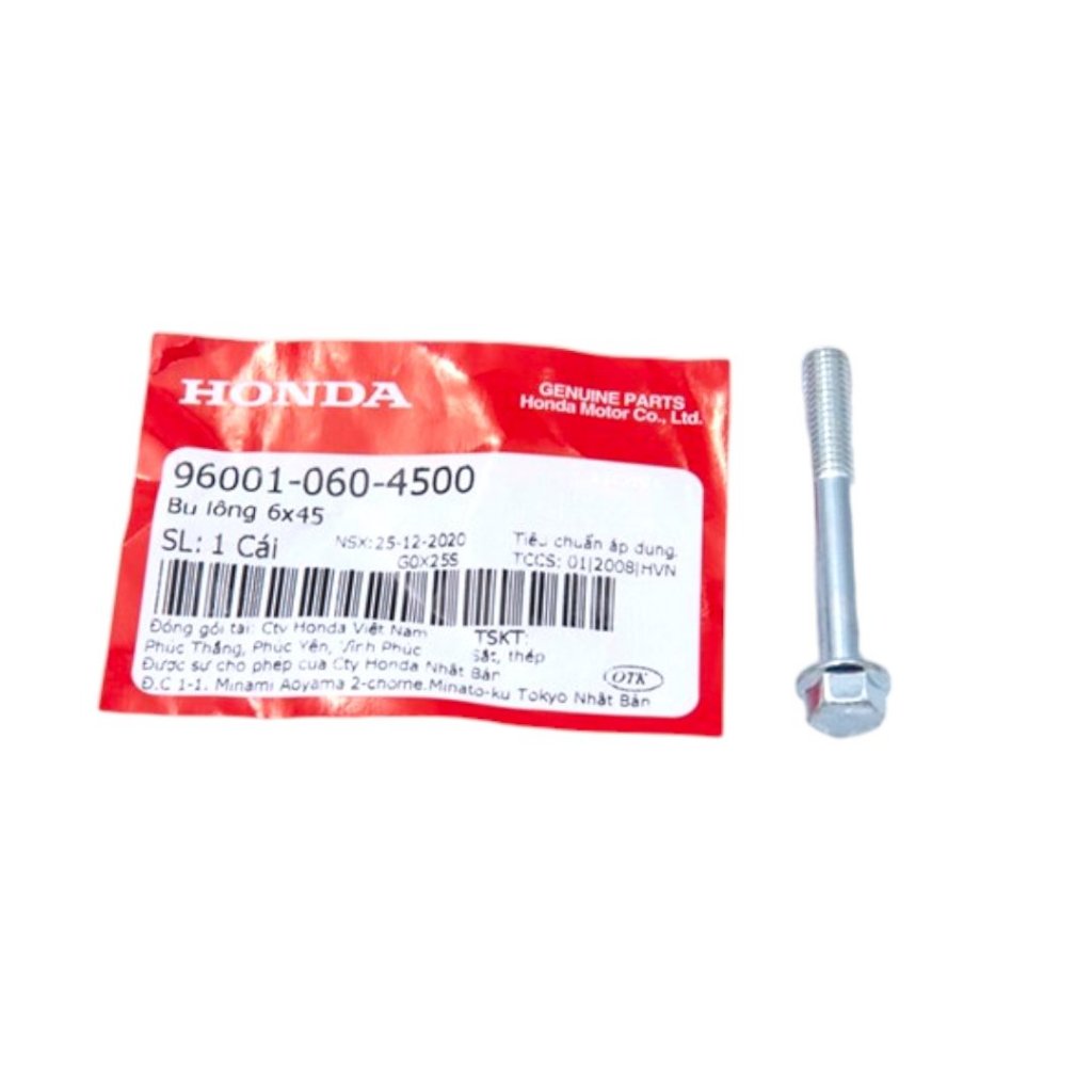 ỐC QUẶNG LÒNG / ỐC QUẶNG LỐC / ỐC QUẶNG CỦ ĐỀ 6 X 45 WAVE 100, DREAM 100, BEAT, SCOOPY, WAVE 125, FU