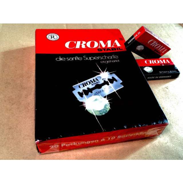 Lưỡi dao lam Croma loại đẹp (Hộp 200 lưỡi dao)