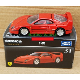 Mô hình xe Premium F e r r a r i F40 màu đỏ tomica Nhật Bản No31