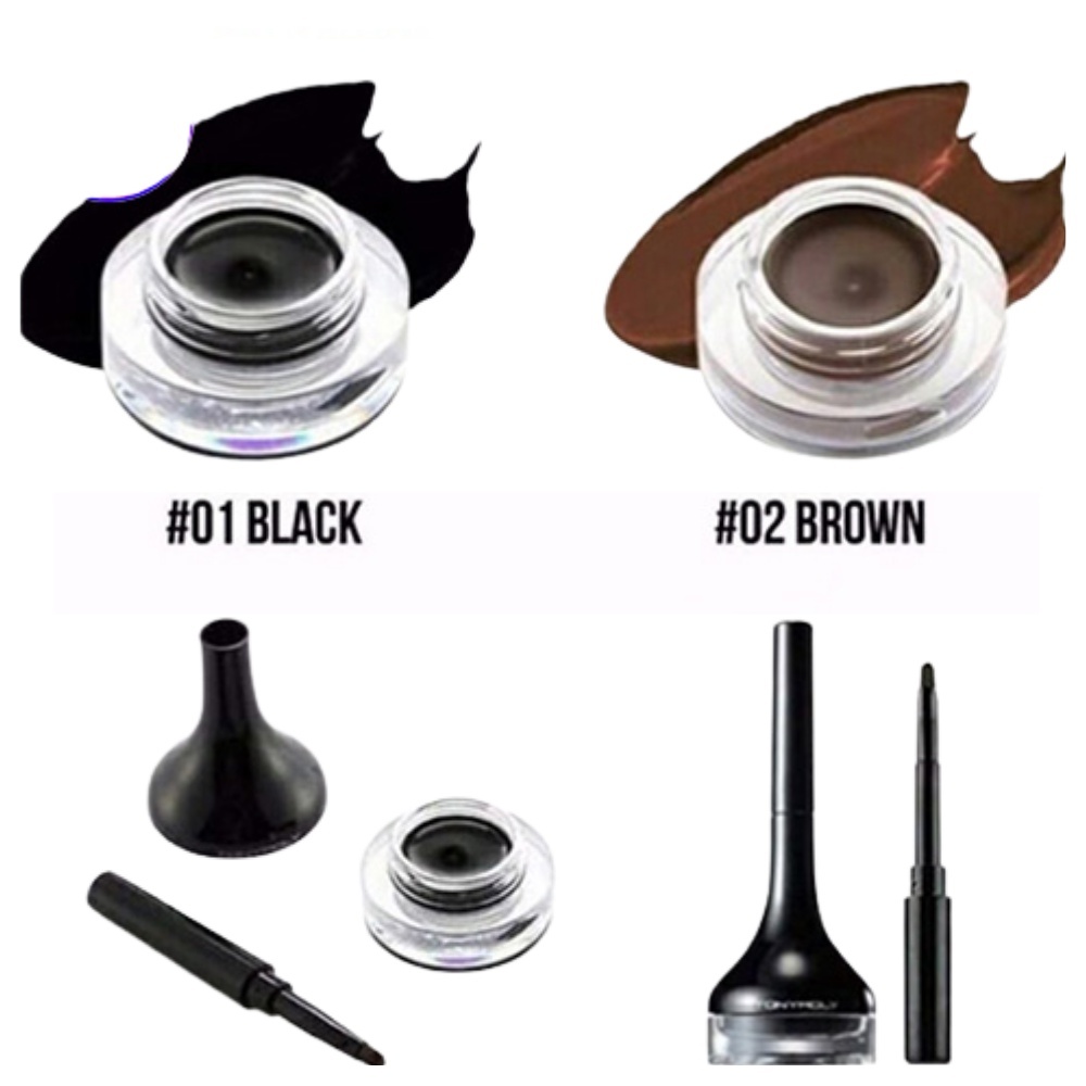 Gel kẻ mắt TONYMOLY Backstage Gel Eyeliner Kèm Cọ Vẽ Chuyên Dụng 4g