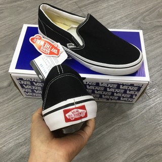 [HOT] Giày 𝐕𝐀𝐍𝐒 vải lười đen trắng đủ size 36->43
