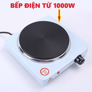  Bếp Điện Mini 1000W VIET MART không Kén Nồi  Freeship  Bếp Điện Mini Pha Cafe Trà Nấu Nước Hơ Lá Trầu - BH 1 ĐỔI 1 