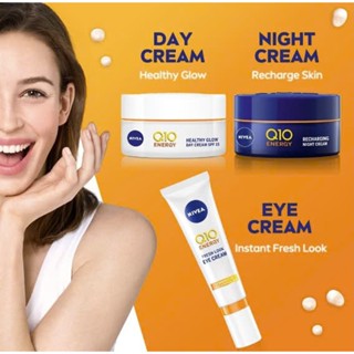 Kem dưỡng trắng da, chống lão hóa Nivea Q10 Energy