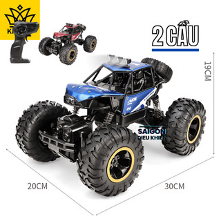  Đồ Chơi Xe Địa Hình Điều Khiển Từ Xa  KING RC  Pin Trâu Vỏ Thép Có Đèn Siêu Lớn Cho Bé OR01 