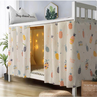 Rèm giường ký túc xá, rèm giường tầng mẫu Quả Dứa Shisonson Decor