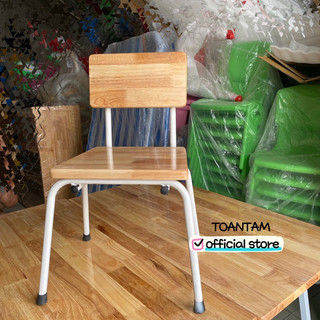 Ghế gỗ chân sắt cho trẻ em
