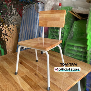 Ghế gỗ chân sắt cho trẻ em