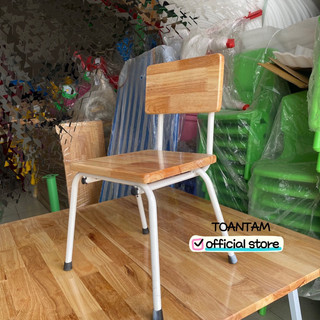 Ghế gỗ chân sắt cho trẻ em