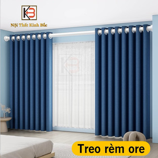 [Thanh Treo Đa Năng tặng Phụ Kiện ] khung treo rèm lắp đặt không khoan tường và khoan tường