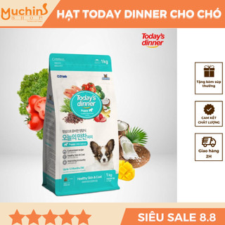  Hạt Today dinner cho chó nhỏ túi 1kg - Thức ăn cho chó xuất xứ Hàn Quốc - Muchinshop