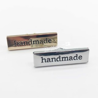 Mác handmade kim loại chữ nhật & oval