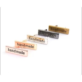 Mác handmade kim loại chữ nhật & oval