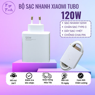 Bộ sạc Xiaomi Sạc 120W Sạc Nhanh Tăng Áp Cho Xiaomi 14/13/ 12Pro Lite Redmi Note K70/K60/K50/12/11Pro...