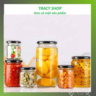 HỦ THỦY TINH TRÒN 1 LÍT NẮP THIẾT