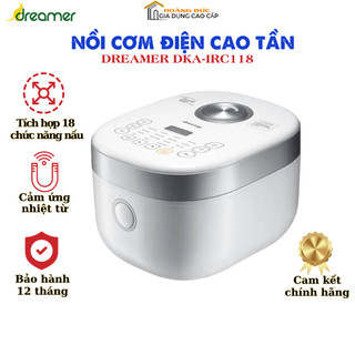 Nồi cơm điện cao tần giảm tách đường DREAMER DKA - IRC 118 1.8L Thái Lan, lồng nồi hợp kim gang, 18 chức năng BH 12tháng