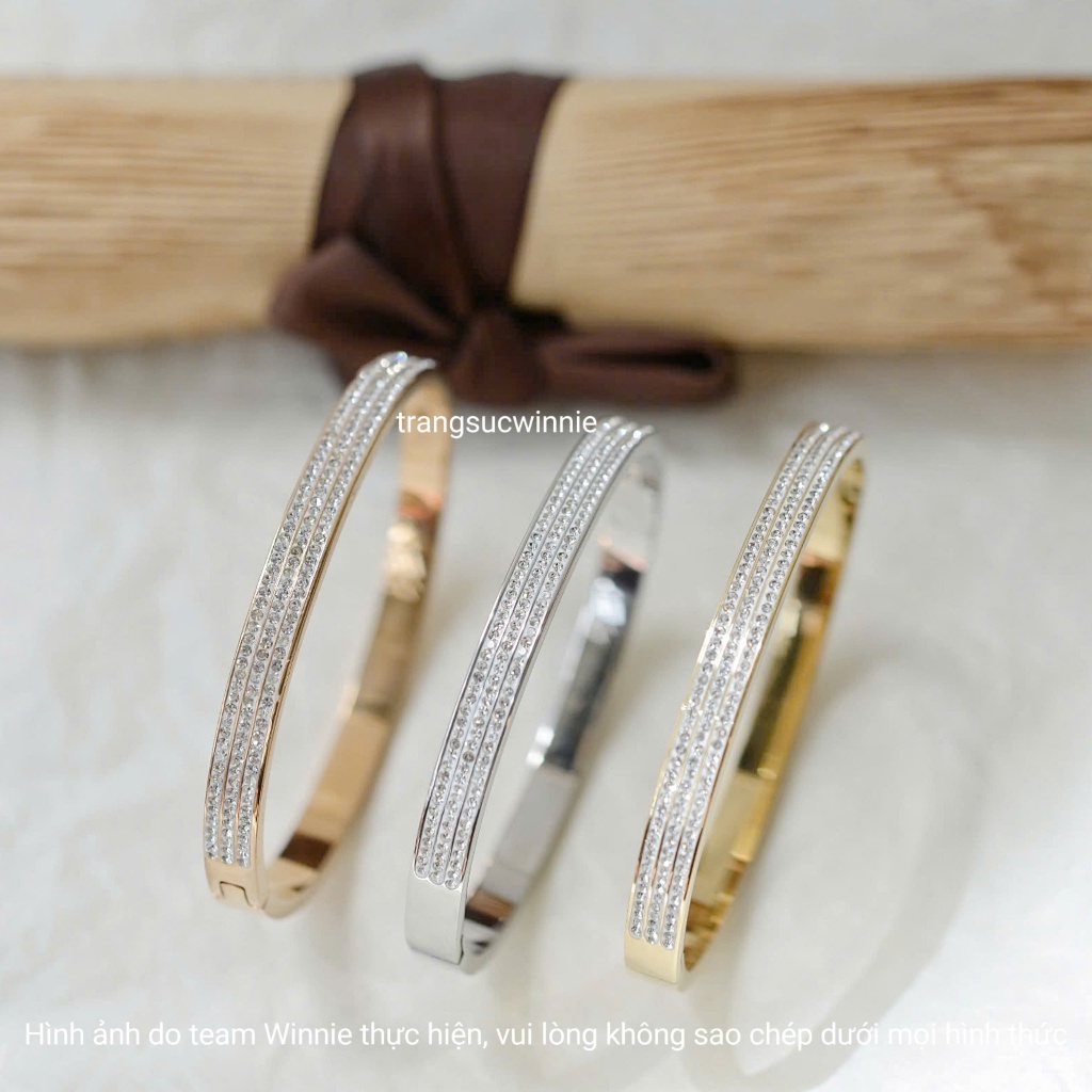 Vòng tay nữ titan Diamond line
