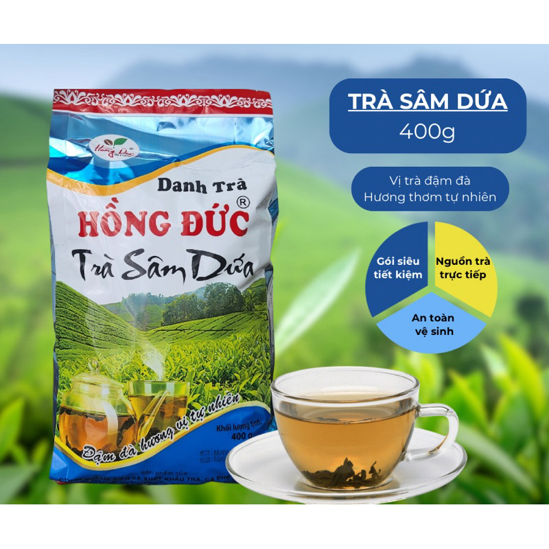 trà sâm dứa Hồng Đức 400g