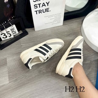 [TẶNG HỘP+ TẤT] Giày thể thao Jeans trắng đen hàng cao cấp size 36-39