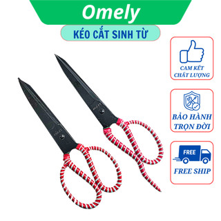 Kéo cắt vải sinh từ – tay cầm bọc nhựa | kéo cắt vải thép nhíp làng rèn đa sỹ siêu sắc êm tay bền bỉ theo thời gian