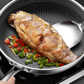 Chảo vân tổ ong chống dính cao cấp - Đường kính lớn 28cm cao cấp