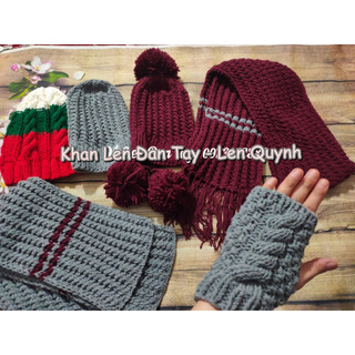 Găng tay đan - Đồ len handmade - Đồ len đan tay