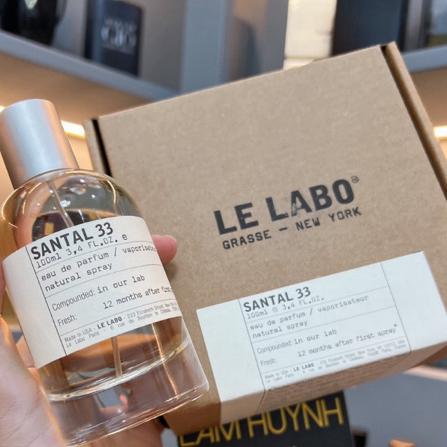 [ AUTH] Nước hoa LE LABO SANTAL 33 5ml - 10ml