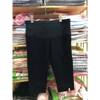 Quần bầu legging ngố nâng mông (có đáp bụng và chun chỉnh)☘ TkuTrang☘️