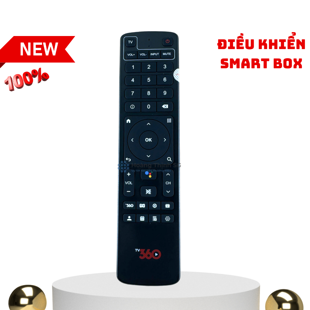 Điều khiển đầu thu Viettel TV360 mẫu 02, Điều Khiển Viettel TV360 Có Giọng Nói - Tặng kèm pin