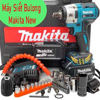 [ Hàng Cao Cấp ] Máy Siết Bulong MA.KITAA 20V Không Chổi Than, 3 Đèn Led Trợ Sáng, Motor Bruschless