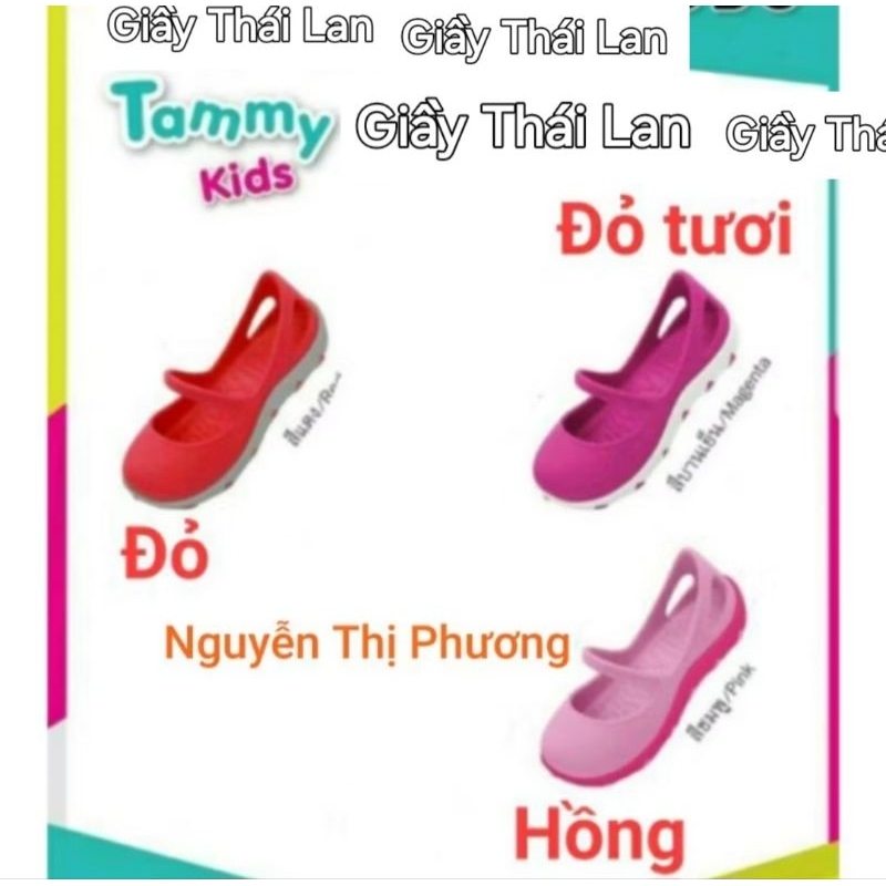 Giầy nhựa Monobo Thái Lan cho bé gái