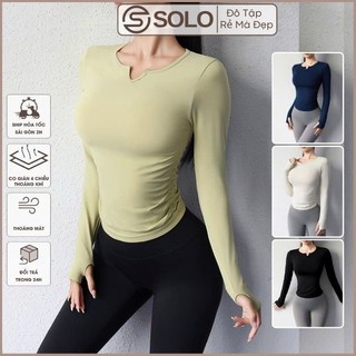 Áo Tập Gym Yoga Body Tay Dài Thể Thao Siêu Co Giãn Thoáng Mát Cực Tôn Dáng 𝙎𝙤𝙡𝙤 𝙎𝙥𝙤𝙧𝙩𝙨𝙬𝙚𝙖𝙧 623 6219
