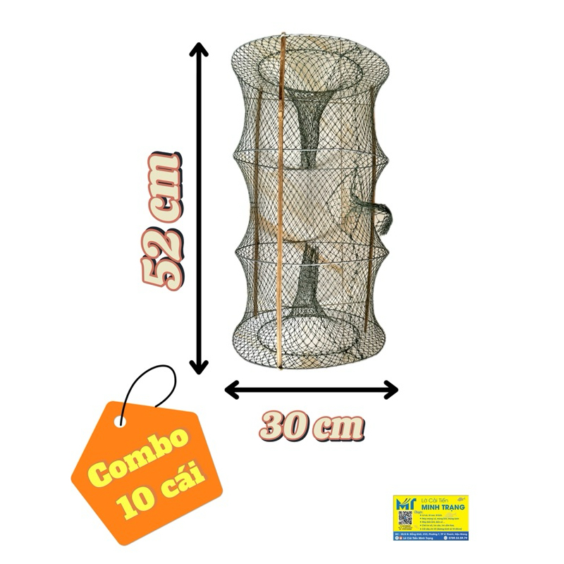 COMBO 10 CÁI, lợp cá lóc, lợp cá trê, lờ cá cải tiến, lờ cá lóc, lờ cá trê, lợp cá cải tiến vành kẽm