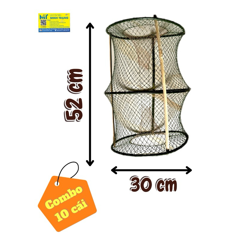 Combo 10 cái lờ cá lóc, cá trê..; lờ cải tiến, lợp cá cải tiến, lờ cá, lợp cá